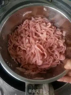 Make Colored cold noodles step 5