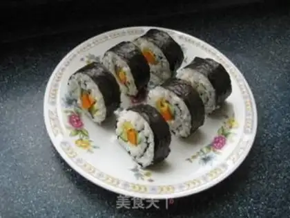 Make A field sushi roll step 20
