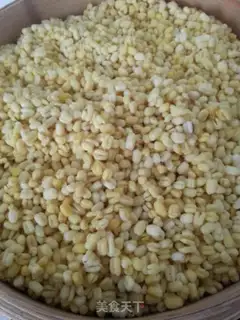 Make Pure green bean cake step 4