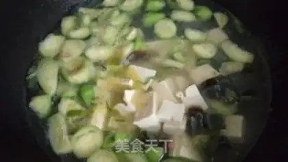 Make Smelt tofu egg soup step 5