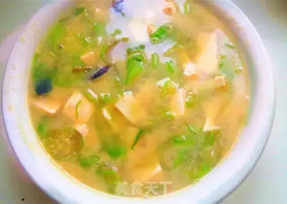 Make Smelt tofu egg soup step 6
