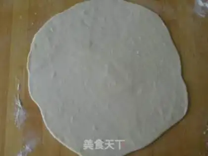 Make Old Beijing chicken roll step 2
