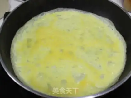 Make Egg bag sandwich step 1
