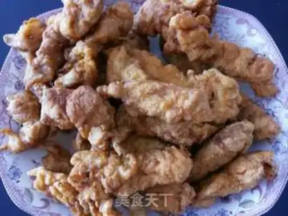 Make Old Beijing chicken roll step 7