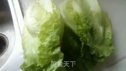 Make Oily lettuce step 0