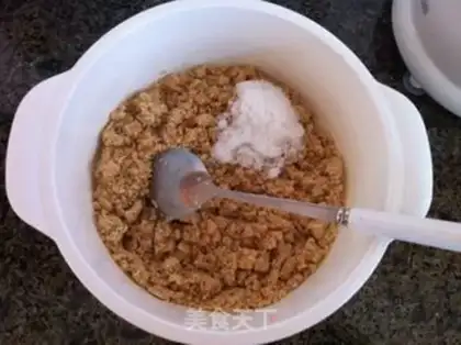 Make Peach peanuts step 2