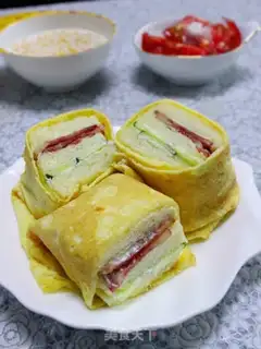 Make Egg bag sandwich step 9