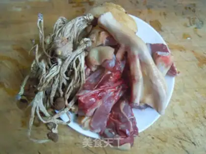 Make Tea mushroom duck soup step 0
