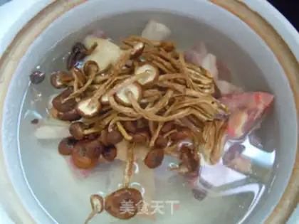 Make Tea mushroom duck soup step 3