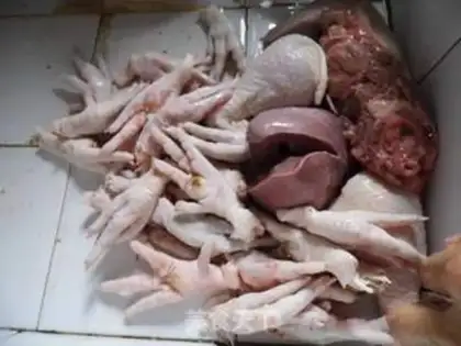 Make Five fragrances of pig heart step 0