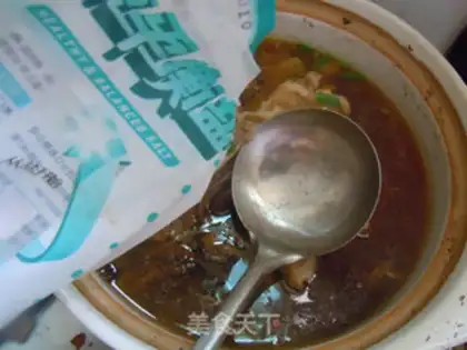 Make Tea mushroom duck soup step 6