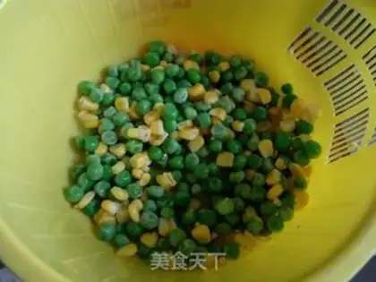 Make Gold and silver egg fried rice step 2