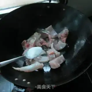 Make A melon with green pepper step 2