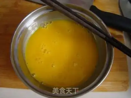 Make Gold and silver egg fried rice step 3