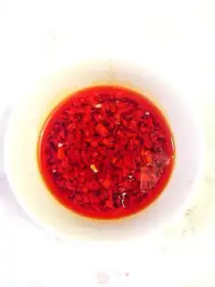 Make Spicy red oil step 6