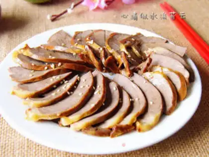 Make Five fragrances of pig heart step 8