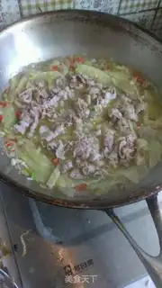 Make Sour soup, fat cow step 4