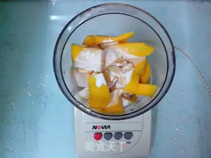 Make Mango ice cream step 4