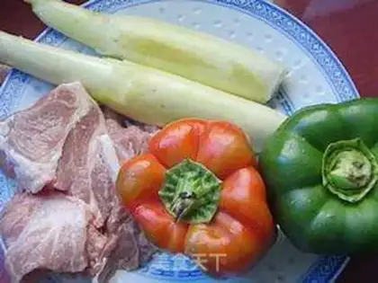 Make White meat for noodles step 0