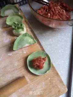 Make Five-colour dumplings step 8