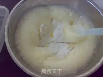 Make Coconut pound cake step 2