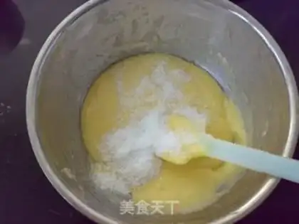 Make Coconut pound cake step 4
