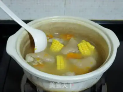 Make Pumpkin corn hoof soup step 6