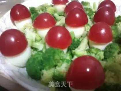 Make Egg mushrooms step 8