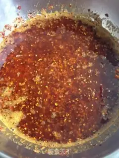 Make Spicy oil step 7