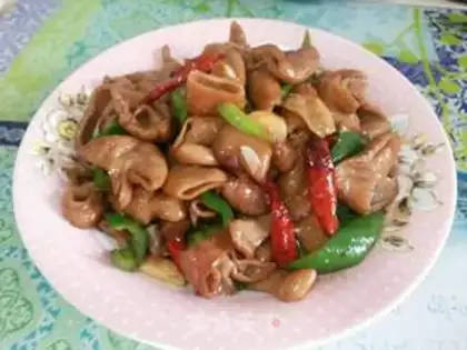 Make Spicy intestines step 4