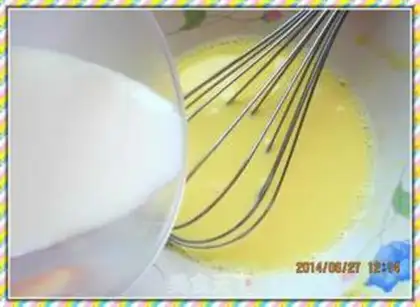 Make French caramel pudding step 4