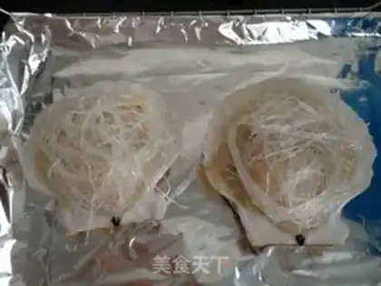 Make Garlic fan dishes step 7