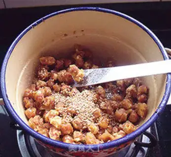 Make Sesame peanuts step 9