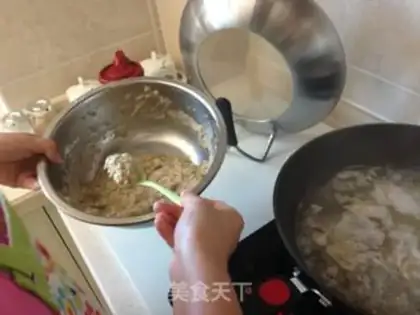 Make Big Head Fishball soup step 6