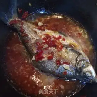 Make Spicy peppers burning the fish step 5