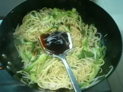Make Fried noodles step 5