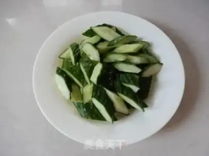 Make cucumber fragrance step 1