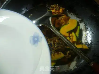 Make Pumpkin to fry Japanese pumpkins step 5