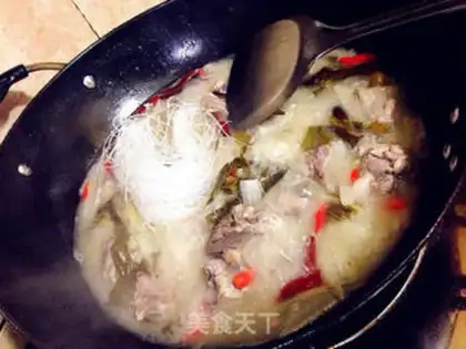 Make Sour stew ribs step 11