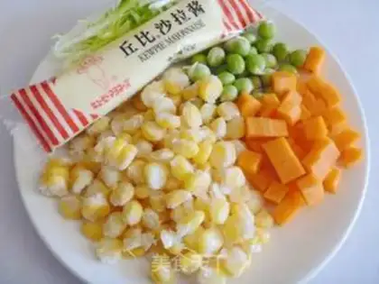 Make Corn vegetable salad step 0