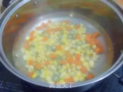 Make Corn vegetable salad step 1