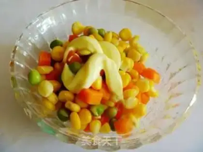 Make Corn vegetable salad step 2