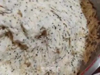 Make Black sesame bread step 6