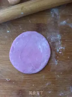 Make Colored flower buns step 3