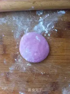Make Colored flower buns step 7