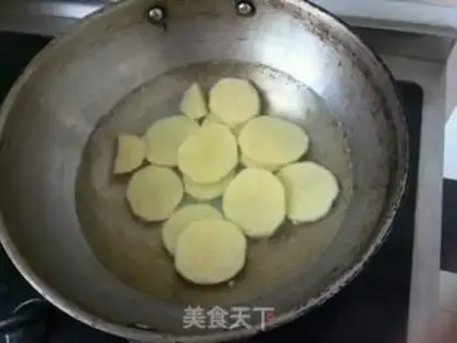 Make Fried potato chips step 1