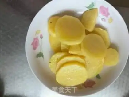 Make Fried potato chips step 3