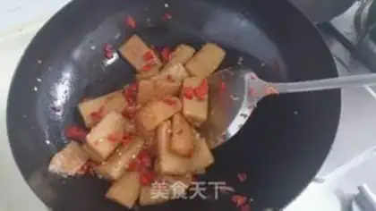 Make Fried rice tofu step 4