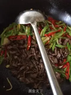 Make Celery and beef step 8