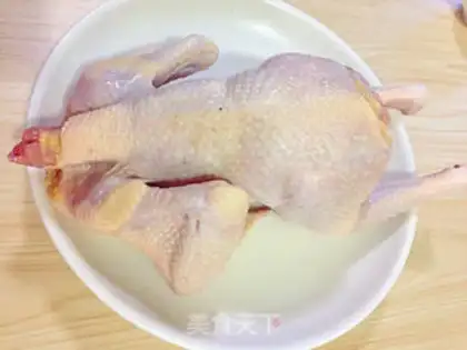 Make Lemon juice vanilla roasted chicken step 1